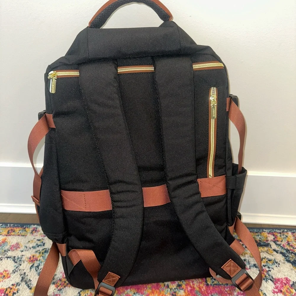 Lovevook Women's Black and Brown Backpack - Picture 2 of 11